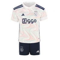 Ajax Fußballbekleidung Auswärtstrikot Kinder 2023-24 Kurzarm (+ kurze hosen)
